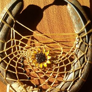 Horse shoe dream catcher